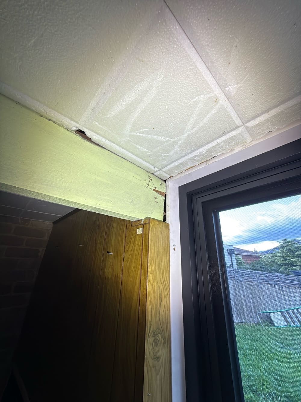 Damage to structural beam, recorded during a building and pest inspection in Doncaster