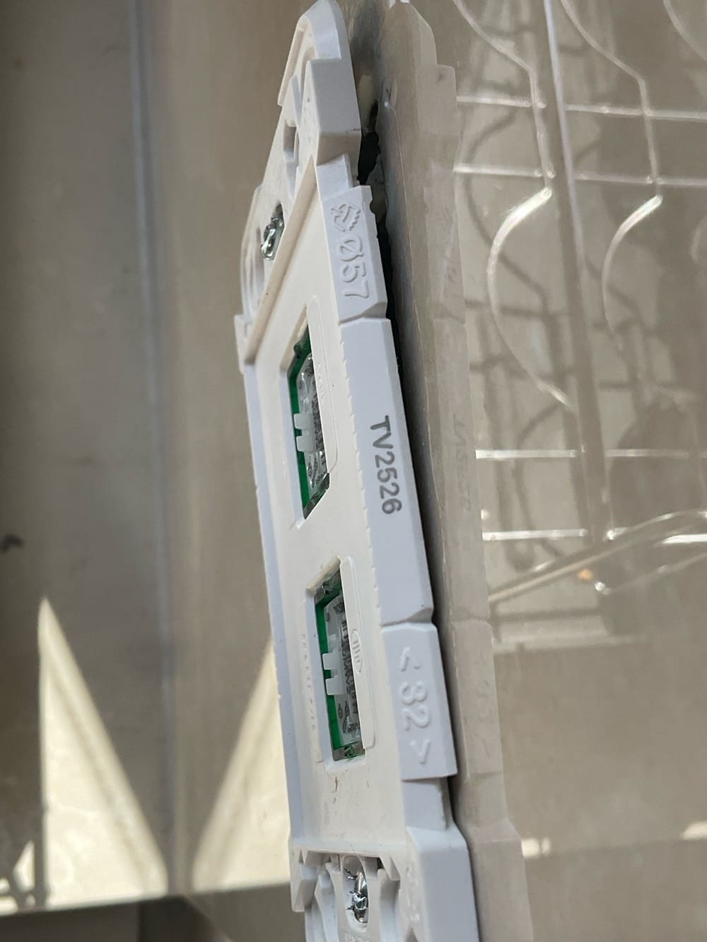 Incomplete electrical fittings, recorded during a PCI inspection in Truganina